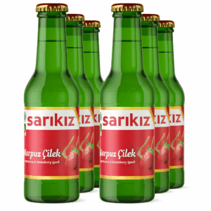 Sarikiz Watermelon & Strawberry  Sparkling Water 4 x 6 x 200ML