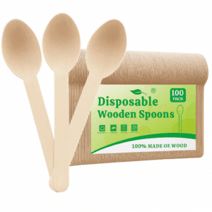 Wooden Spoon (Birchwood) 10 x 100PCS